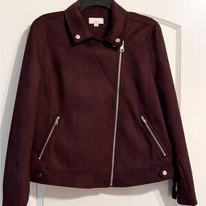 Loft Velvet Moto Jacket